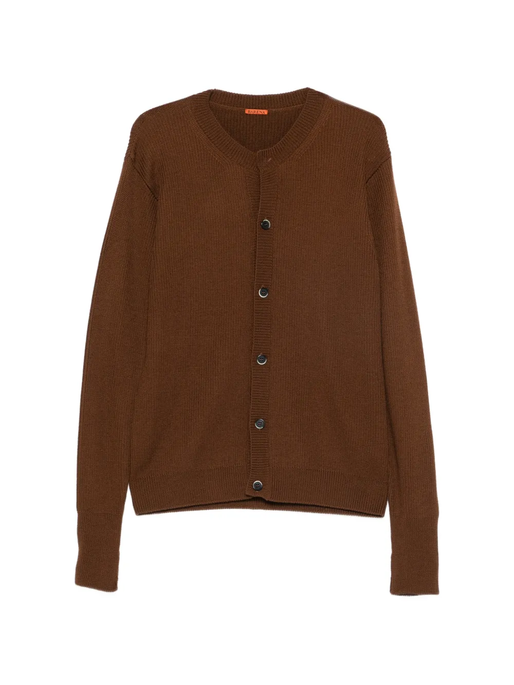 Barena ribbed-knit cardigan - Marrone