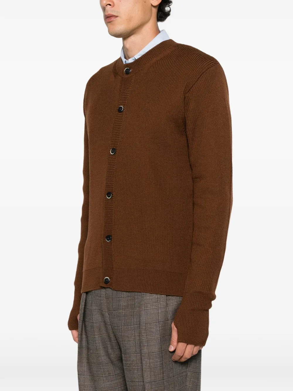 Barena ribbed-knit cardigan Bruin