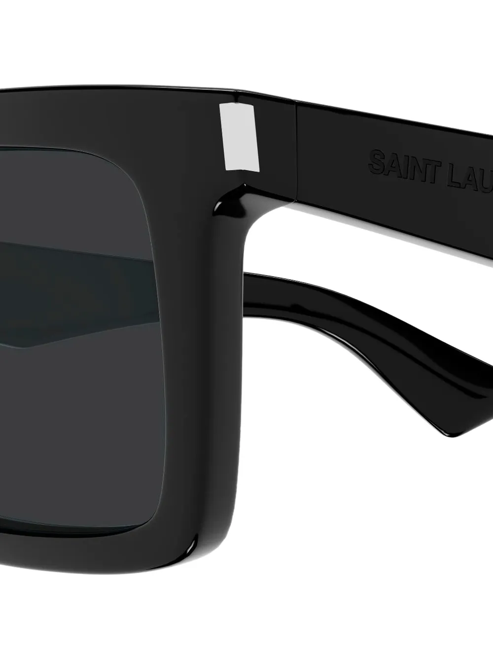 Saint Laurent Eyewear SL 860 zonnebril met rechthoekig montuur Zwart