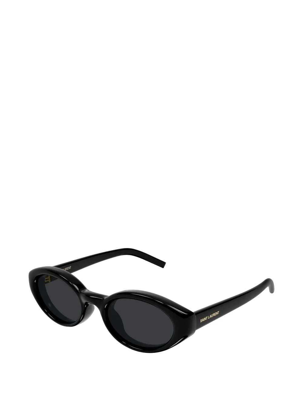 Saint Laurent Eyewear SL 567 PLUMP zonnebril met ovaal montuur Zwart