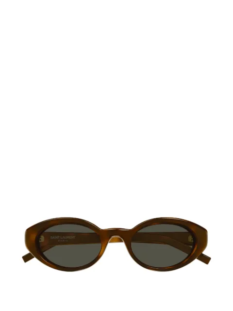 Saint Laurent Eyewear SL 567 Plump oval-frame sunglasses