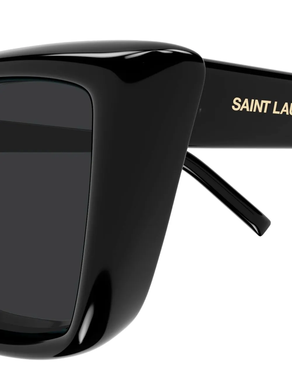Saint Laurent Eyewear SL 276 MICA PLUMP zonnebril met cat-eye-montuur Zwart