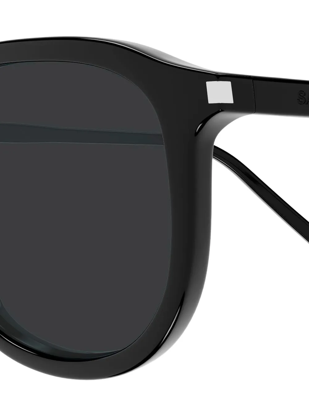Saint Laurent Eyewear SL 939 zonnebril met rond montuur Zwart