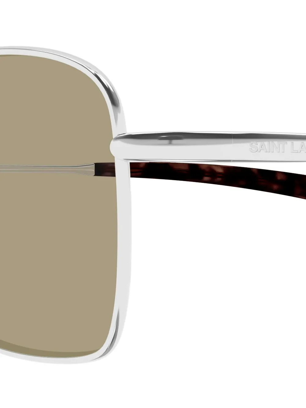 Saint Laurent Eyewear SL 949 T zonnebril met vierkant montuur Zilver