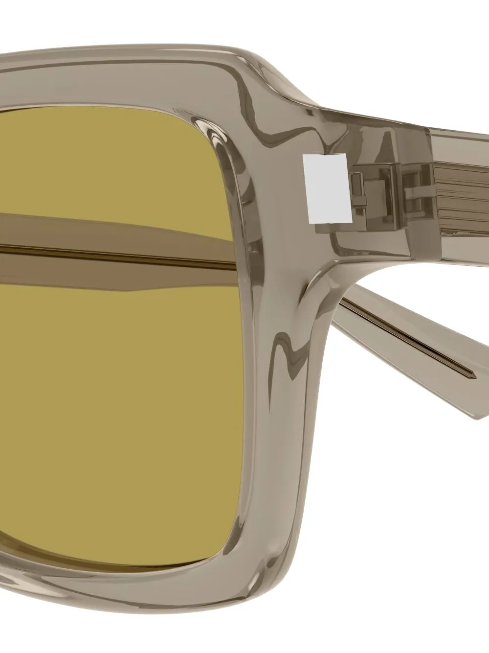 Saint Laurent Eyewear SL 947 zonnebril met vierkant montuur Beige