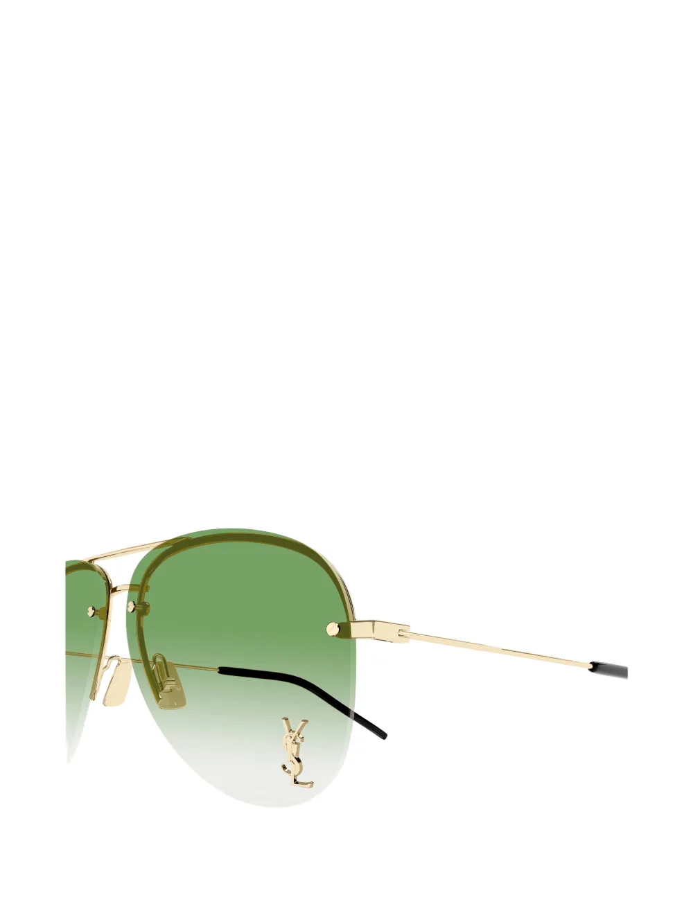 Saint Laurent Eyewear Classic 11 M zonnebril met pilotenmontuur Goud