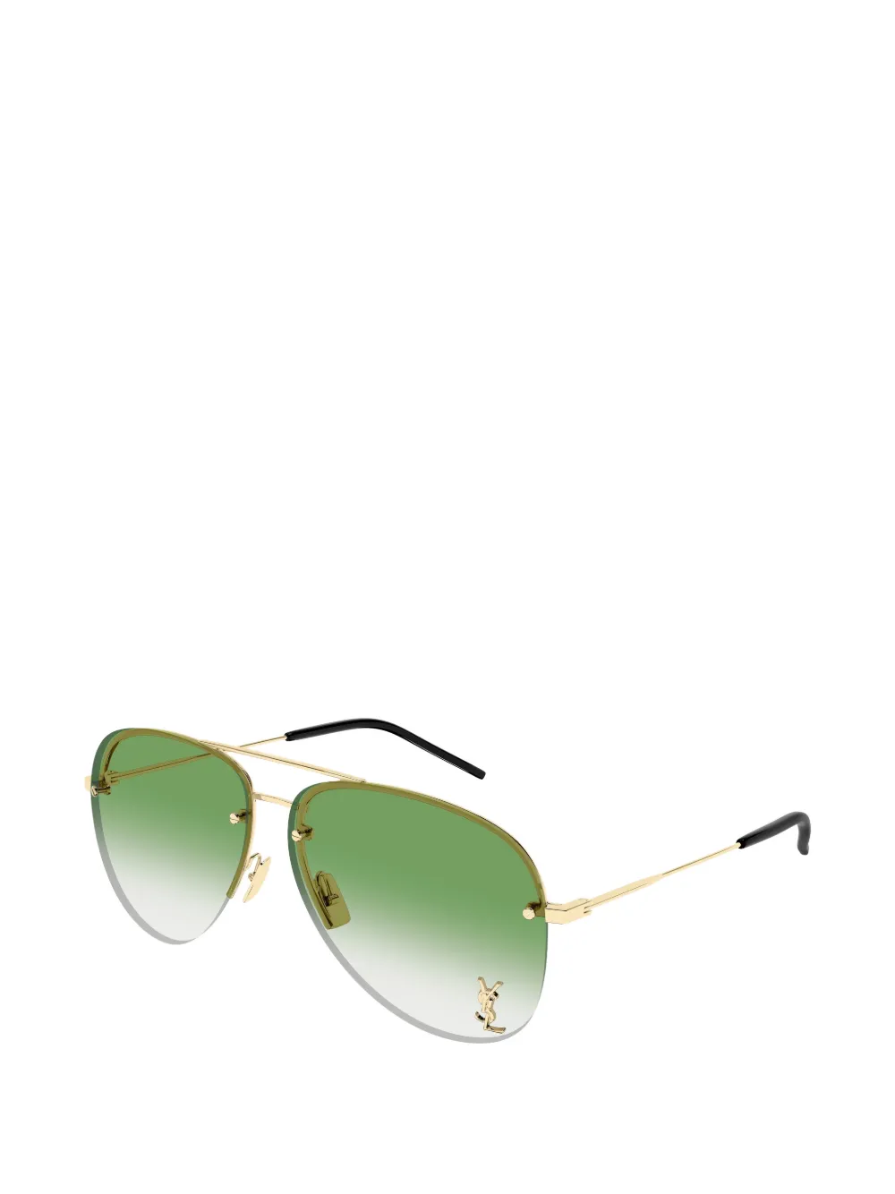 Saint Laurent Eyewear Classic 11 M zonnebril met pilotenmontuur Goud