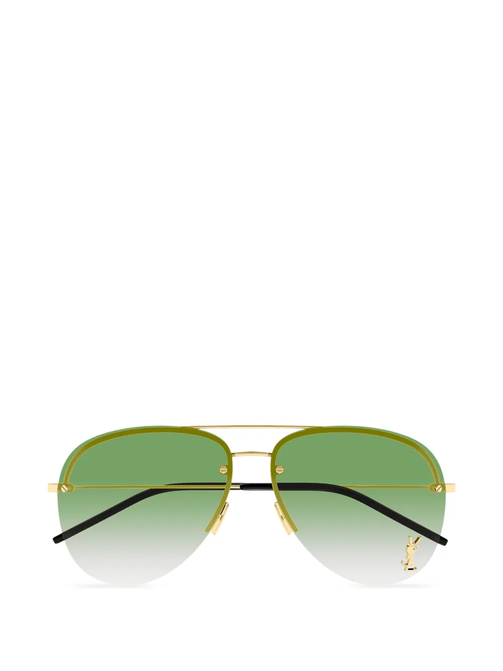 Saint Laurent Eyewear Classic 11 M pilot-frame sunglasses - Oro
