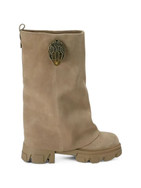 Kurt Geiger London Stomp foldover suede boots
