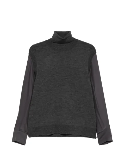 P.A.R.O.S.H. Lwynford roll-neck panelled sweater