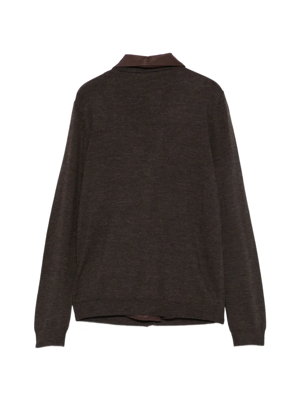 P.A.R.O.S.H. Lwynford gelaagd vest met strikdetail Bruin