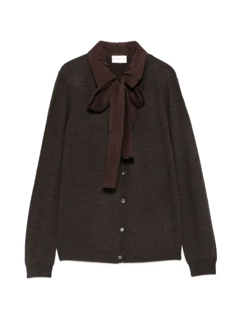 P.A.R.O.S.H. Cardigan Lwynford a strati con fiocco