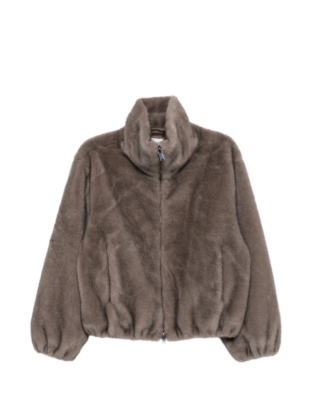 P.A.R.O.S.H. faux-fur funnel-neck jacket