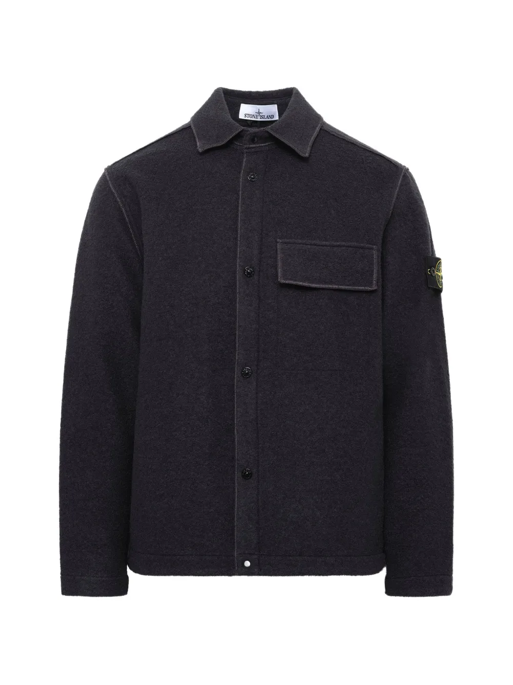 Stone Island 1200034 micro bouclé overshirt