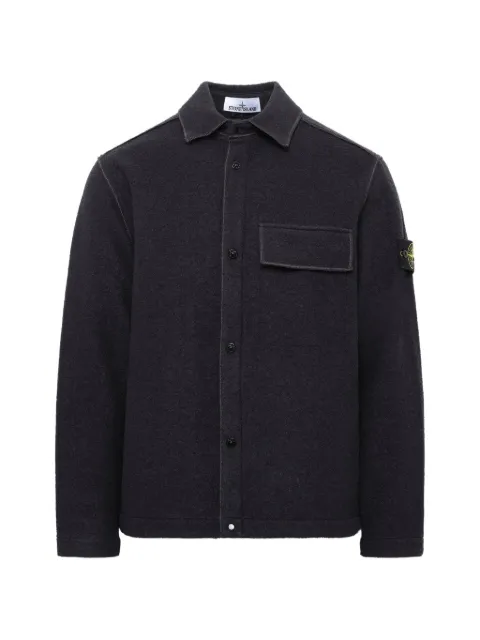 Stone Island 1200034 micro bouclé overshirt