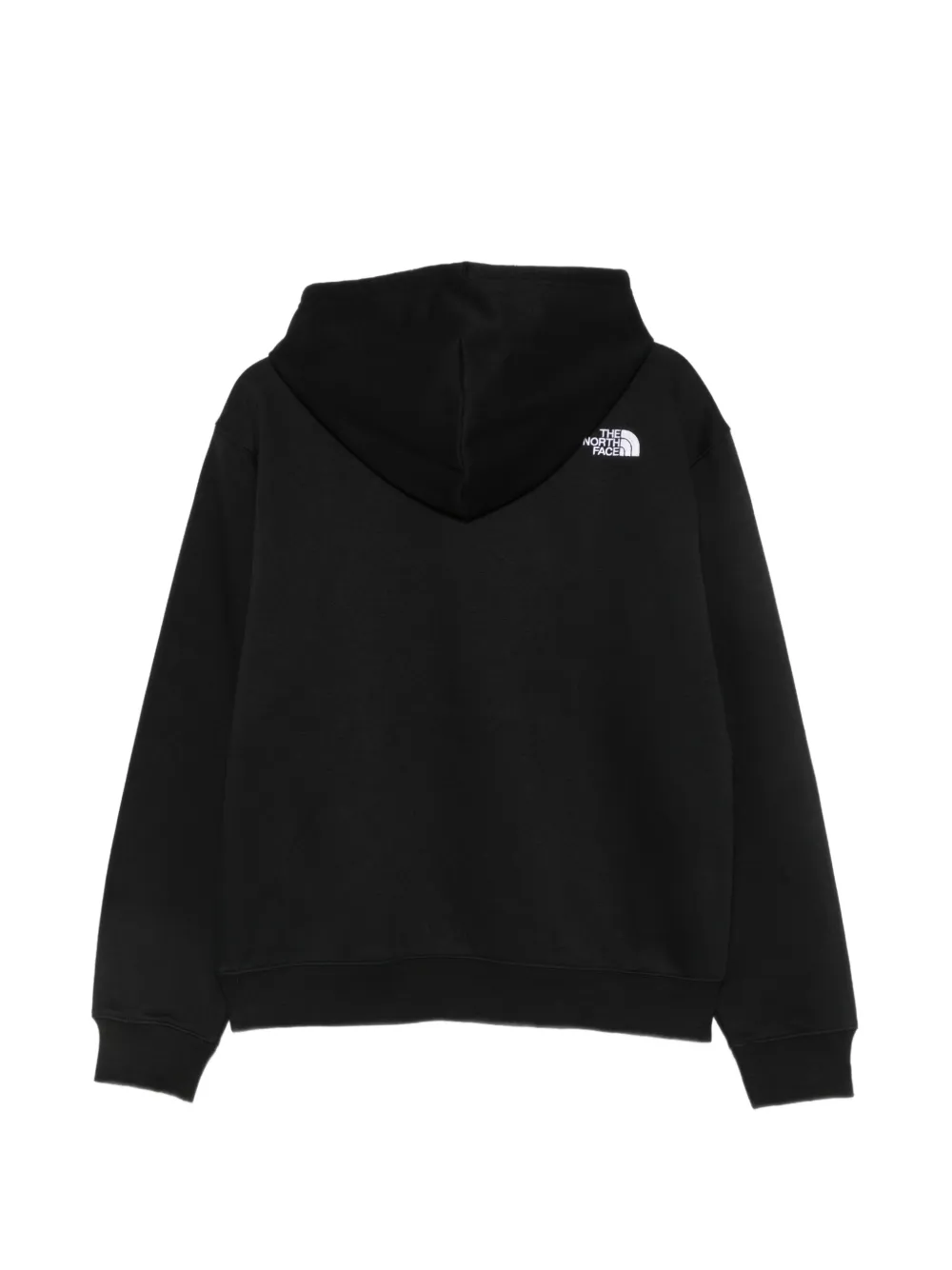 The North Face logo-embroidered drawstring hoodie Zwart