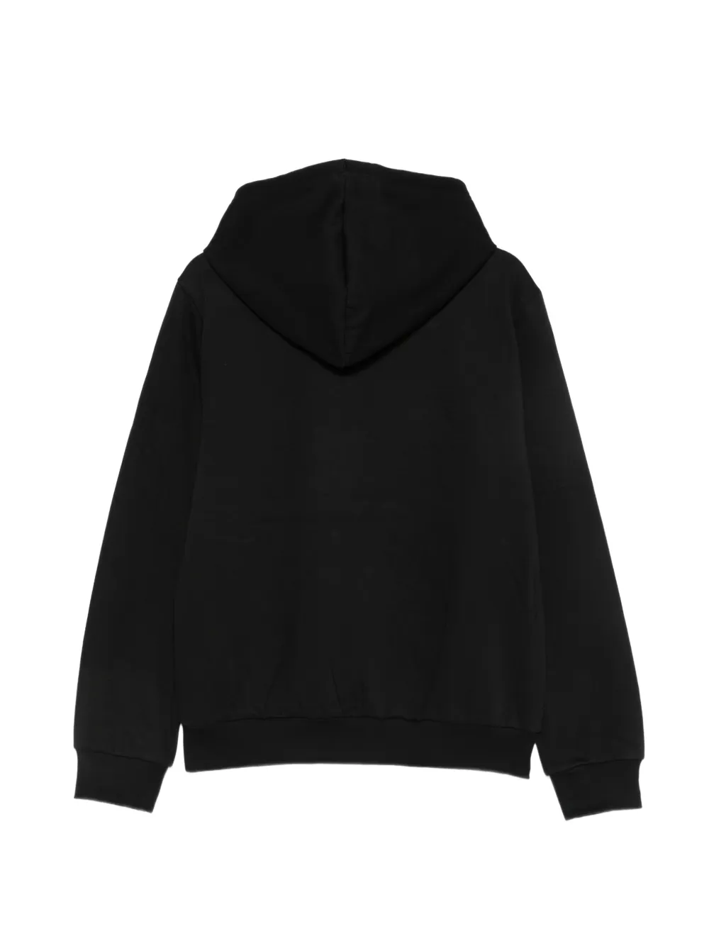 The North Face logo-patch drawstring hoodie Zwart