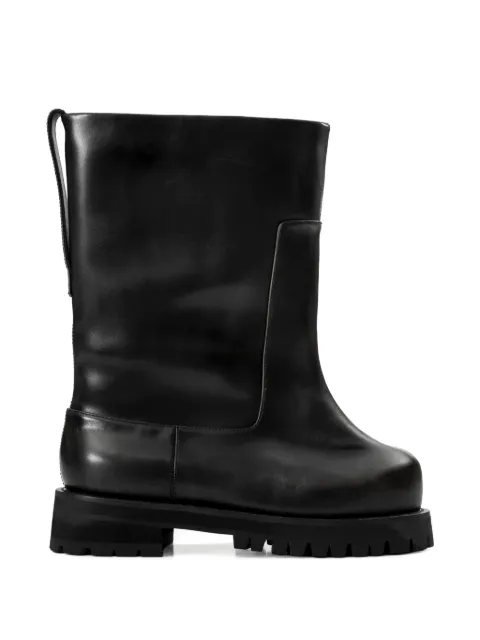 PROTOCOL INDEX distressed sculpted boots
