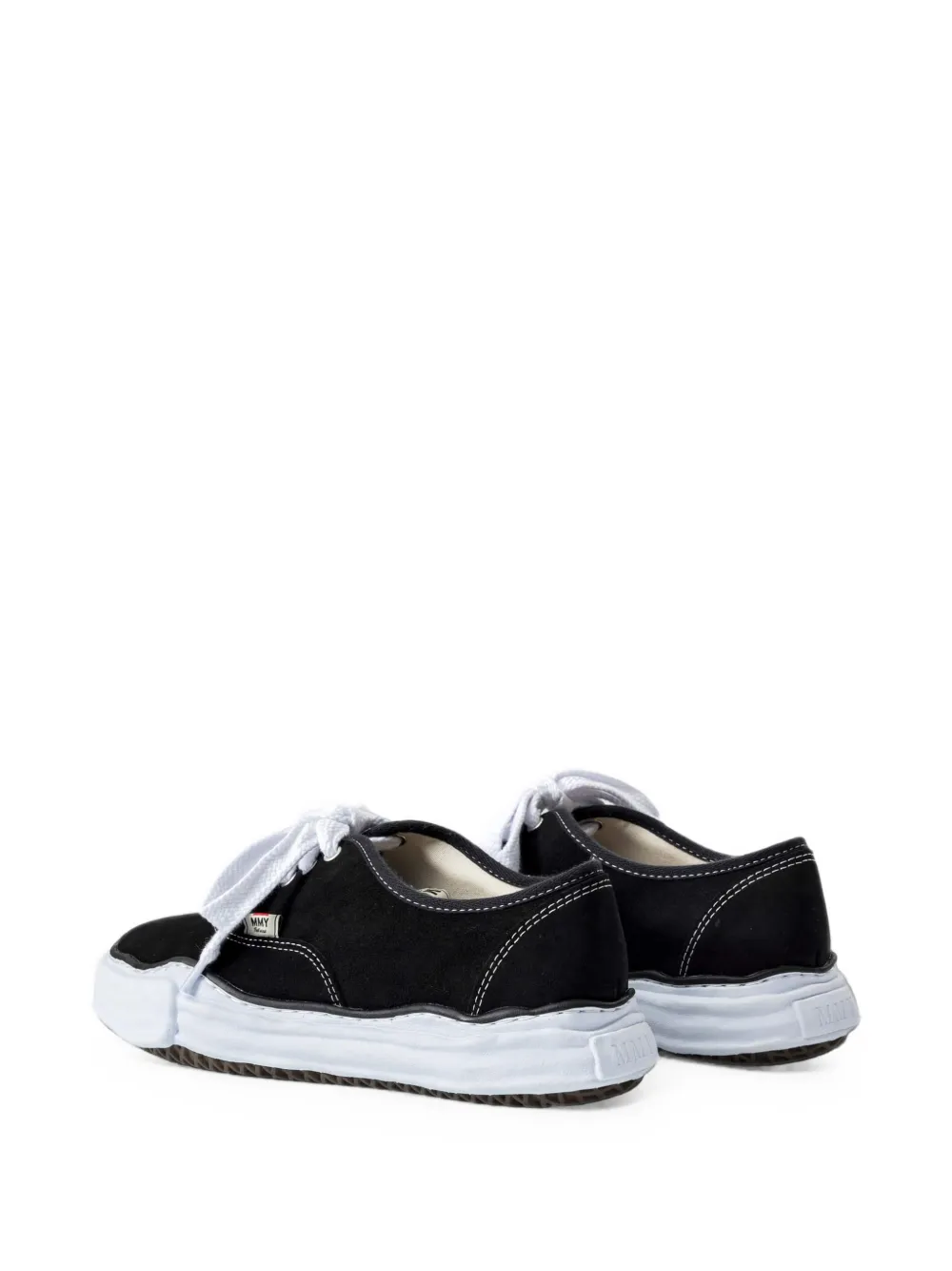 Maison MIHARA YASUHIRO Blakey OG Sole suède low-top sneakers Zwart