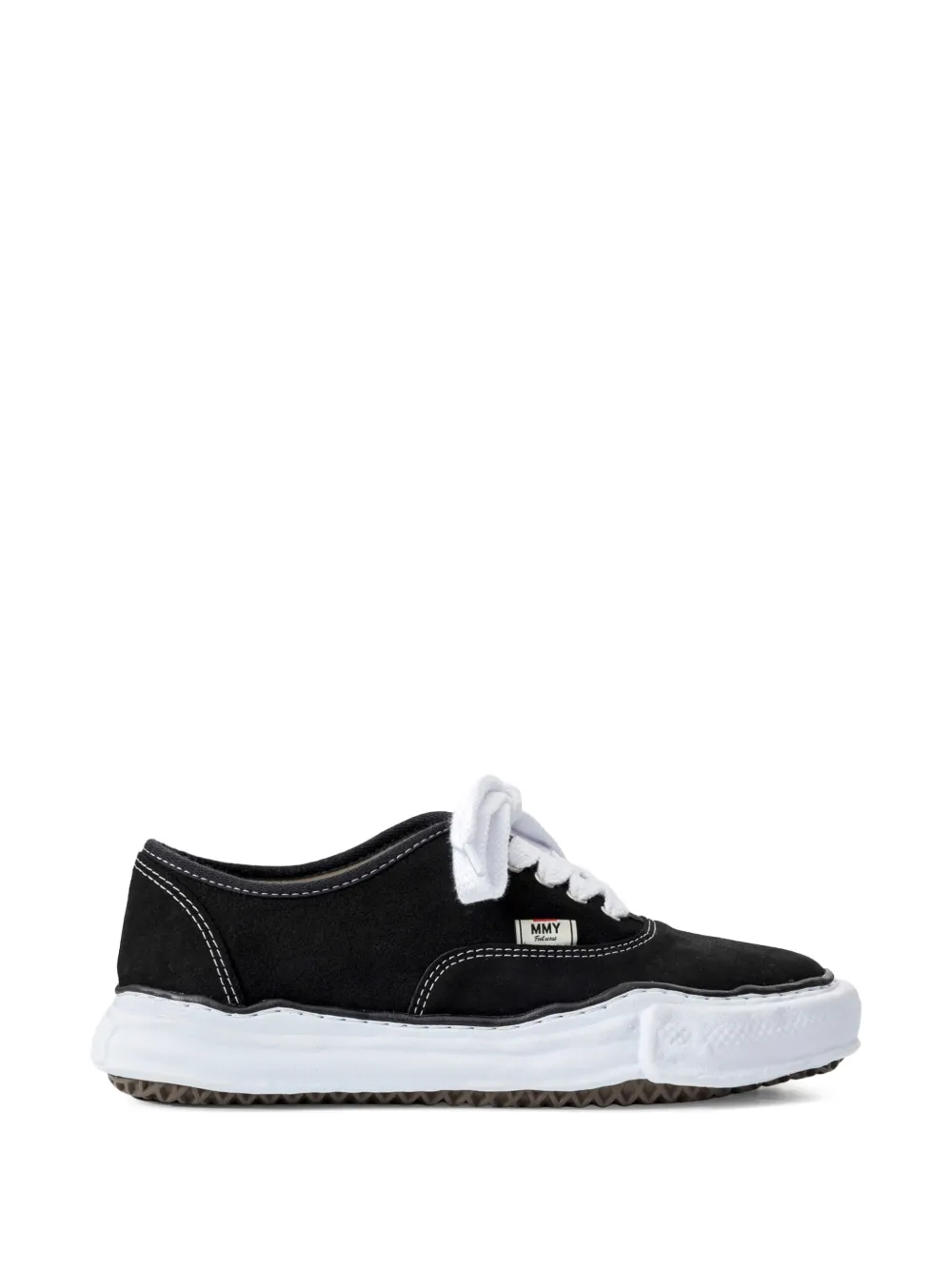 Maison MIHARA YASUHIRO baskets Baker OG Sole à semelle en daim épaisse - Noir Maison MIHARA YASUHIRO baskets Baker OG Sole à semelle en daim épaisse - Noir