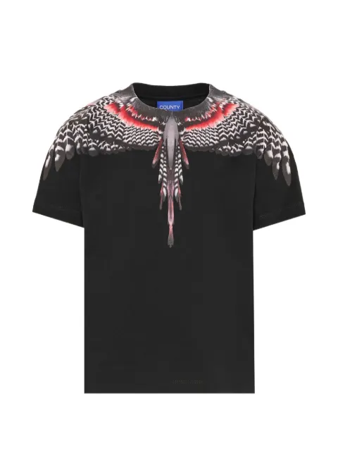 COUNTY OF MILAN KIDS camiseta con estampado Wings
