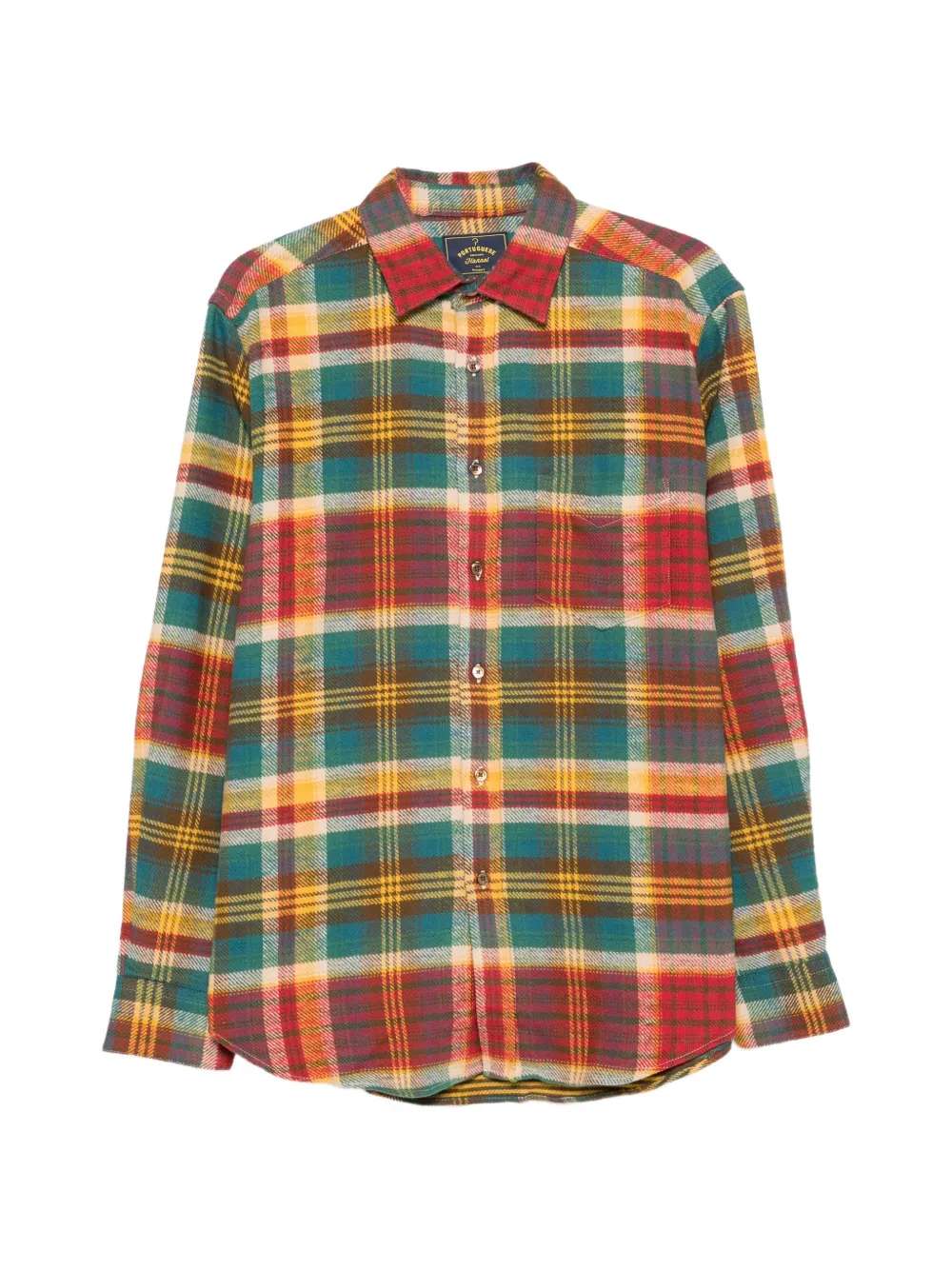 Portuguese Flannel chemise en flanelle à carreaux - Vert Portuguese Flannel chemise en flanelle à carreaux - Vert