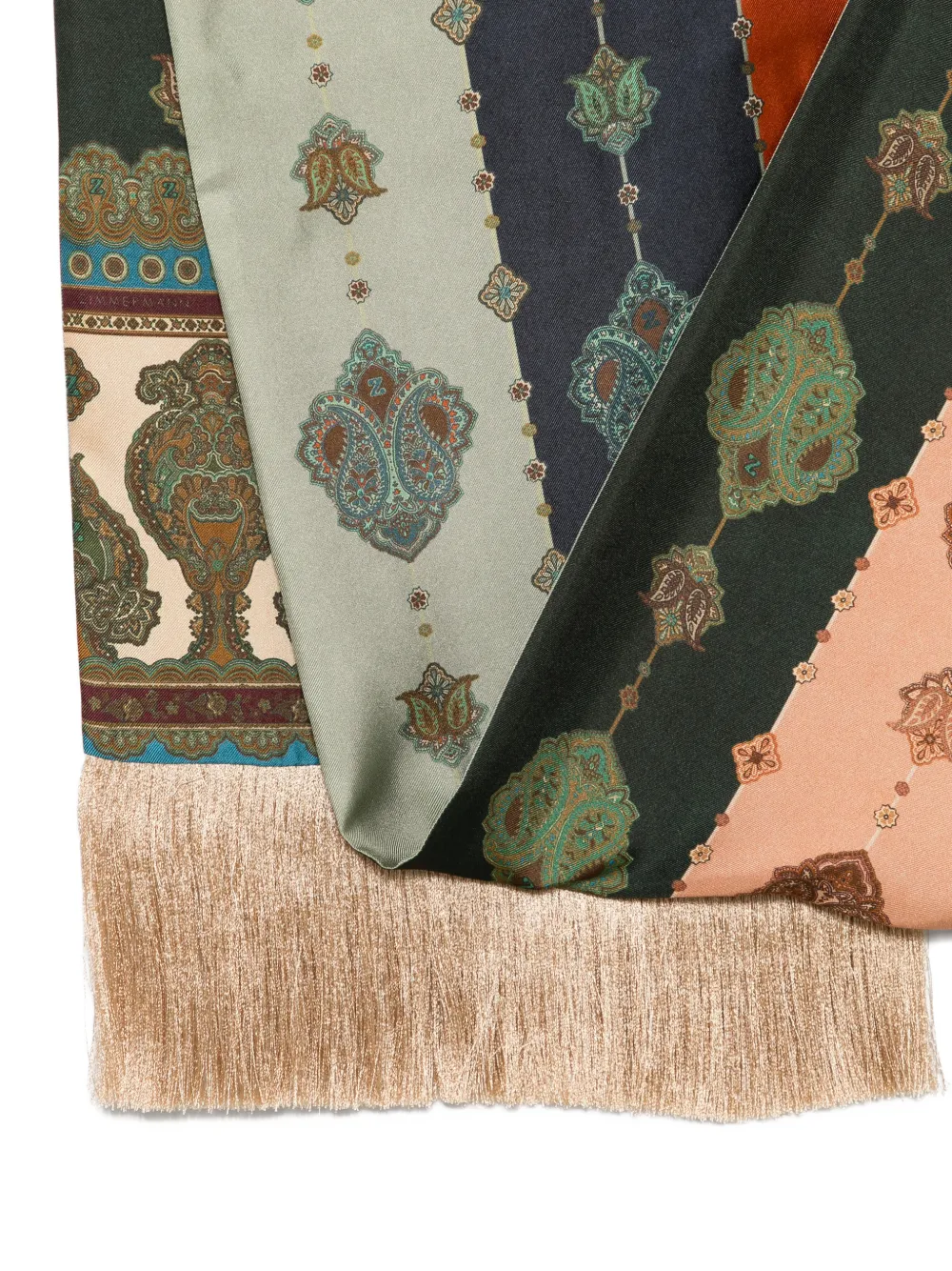 ZIMMERMANN Sjaal met paisley-print Beige
