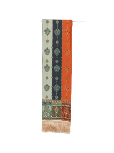 ZIMMERMANN paisley-print fringed scarf