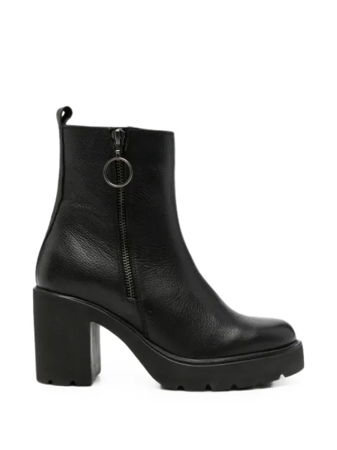Unisa grained leather ankle boots