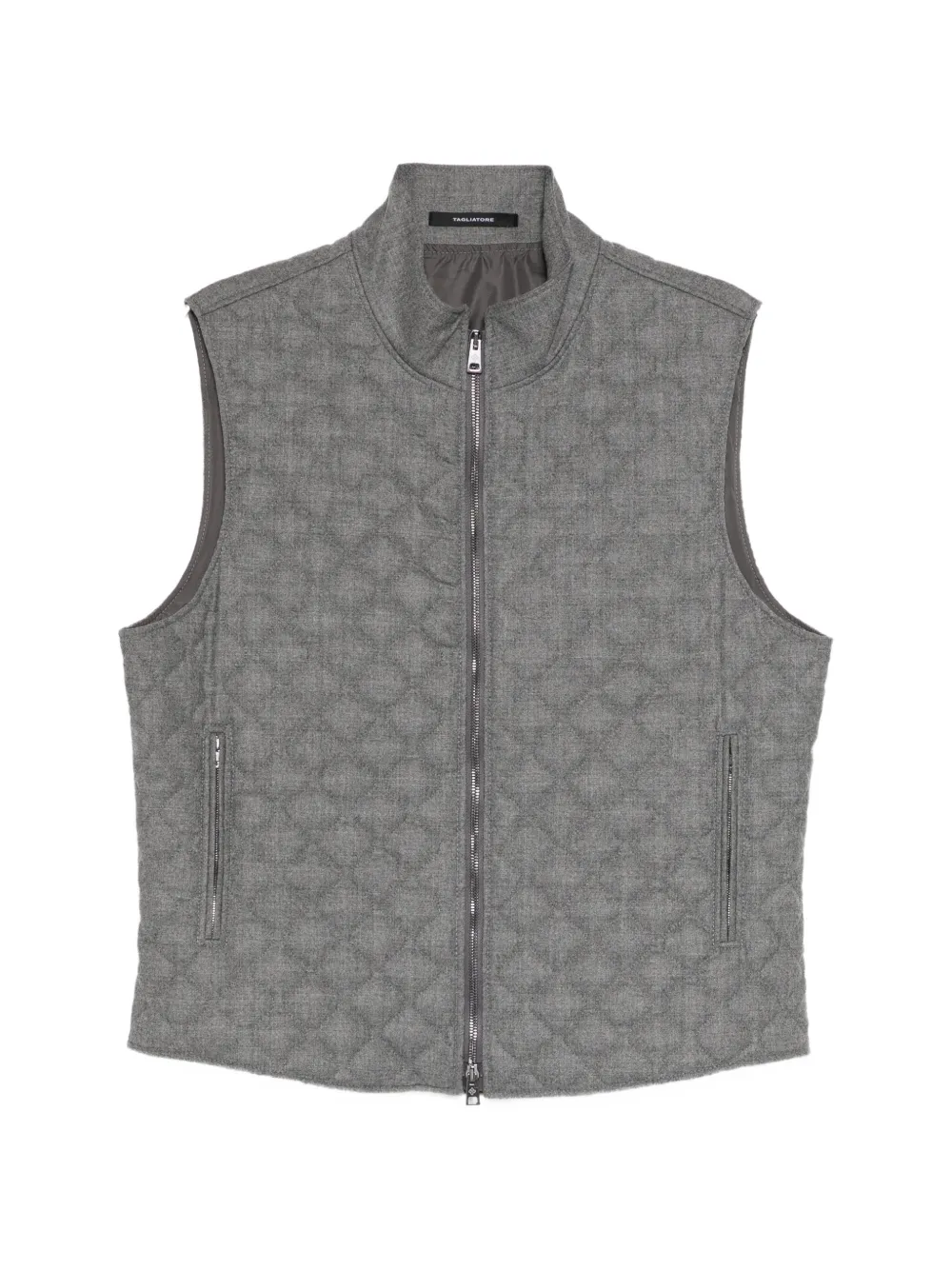 Tagliatore two-way zip gilet - Gris Tagliatore two-way zip gilet - Gris