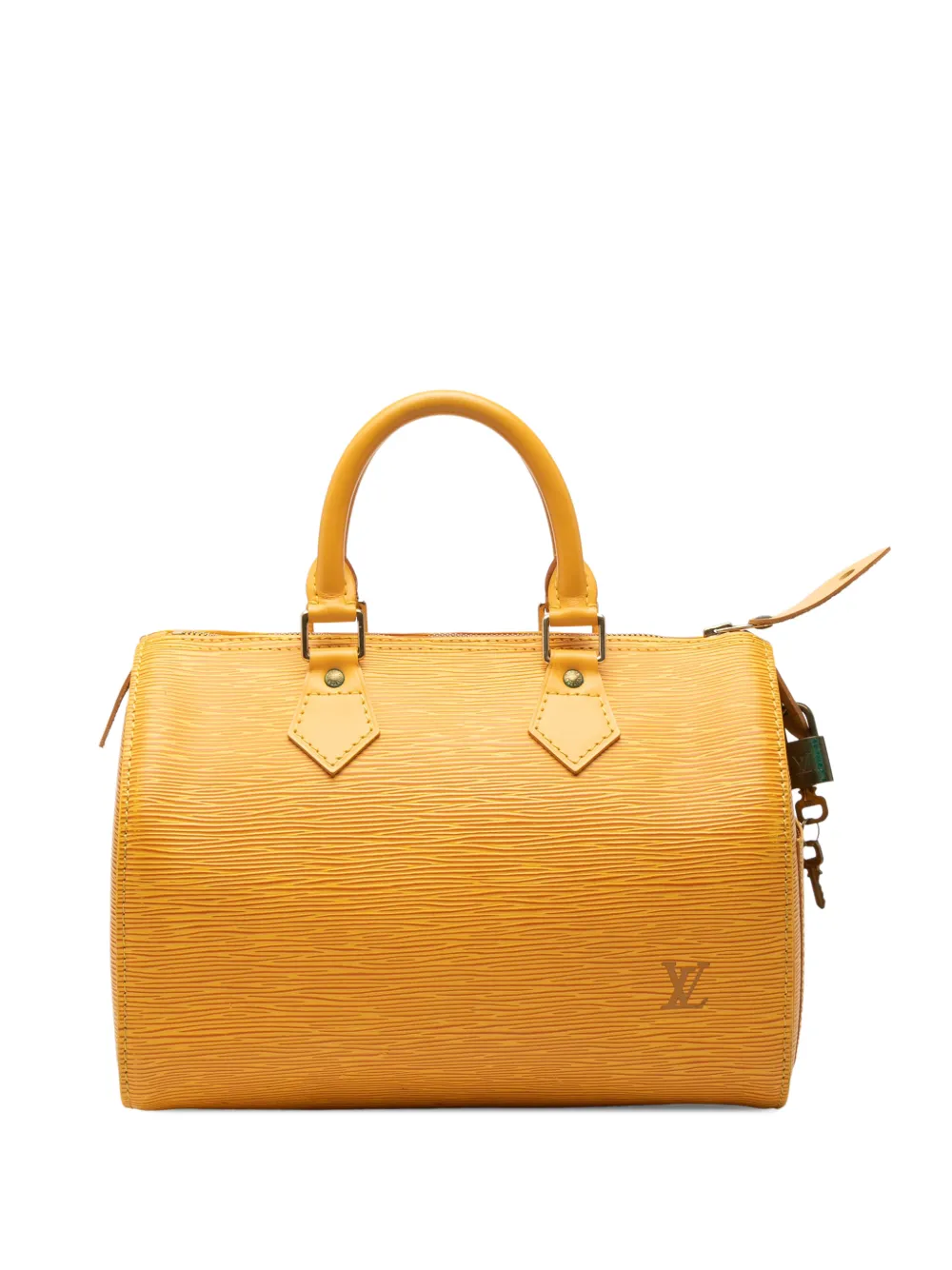 Louis Vuitton Pre-Owned sac boston Speedy 25 en cuir Épi (1994) - Jaune
