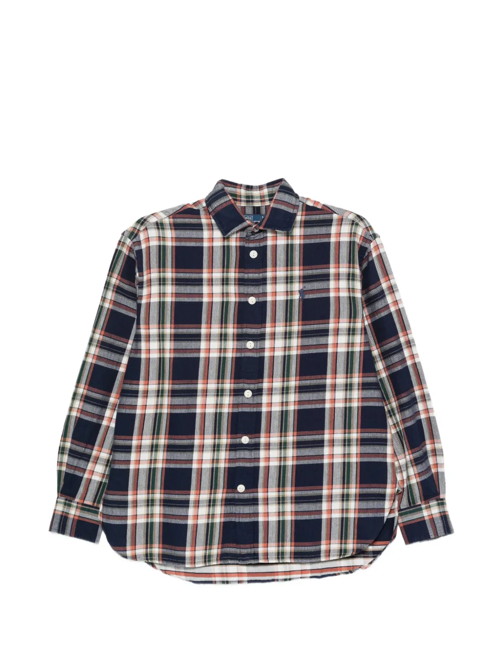 Polo Ralph Lauren plaid-check long-sleeve shirt - Blu