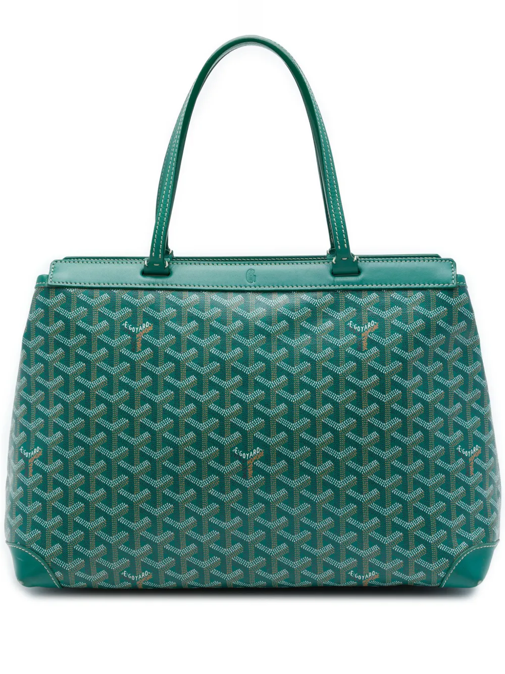 Goyard Pre-Owned 2015 Goyardine Bellechasse PM tote bag - Verde