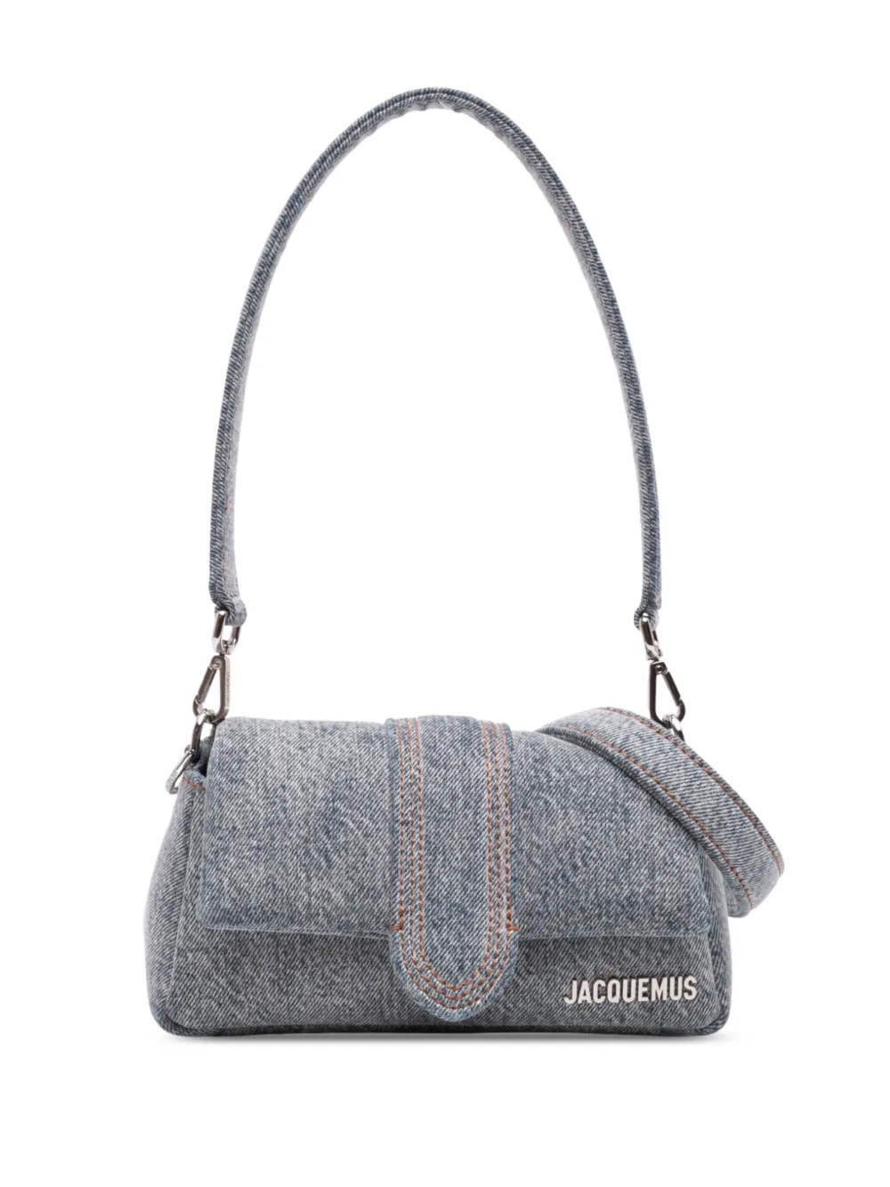 Jacquemus Pre-Owned 2000-2026 Small Padded Denim Le Bambimou satchel - Blu