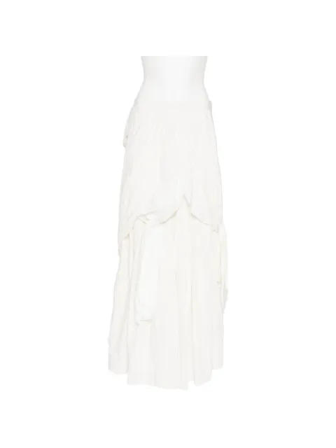 A Tentative Atelier layered knot skirt