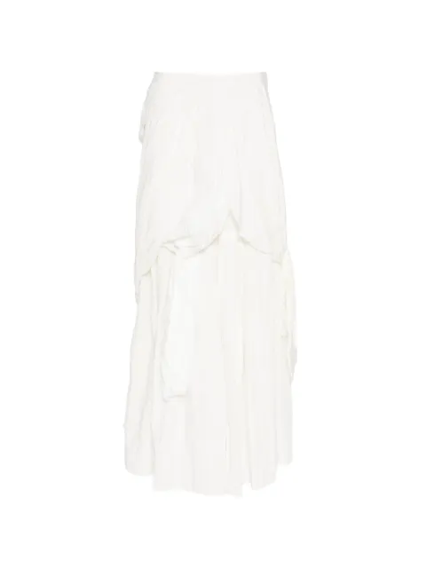A Tentative Atelier layered knot skirt