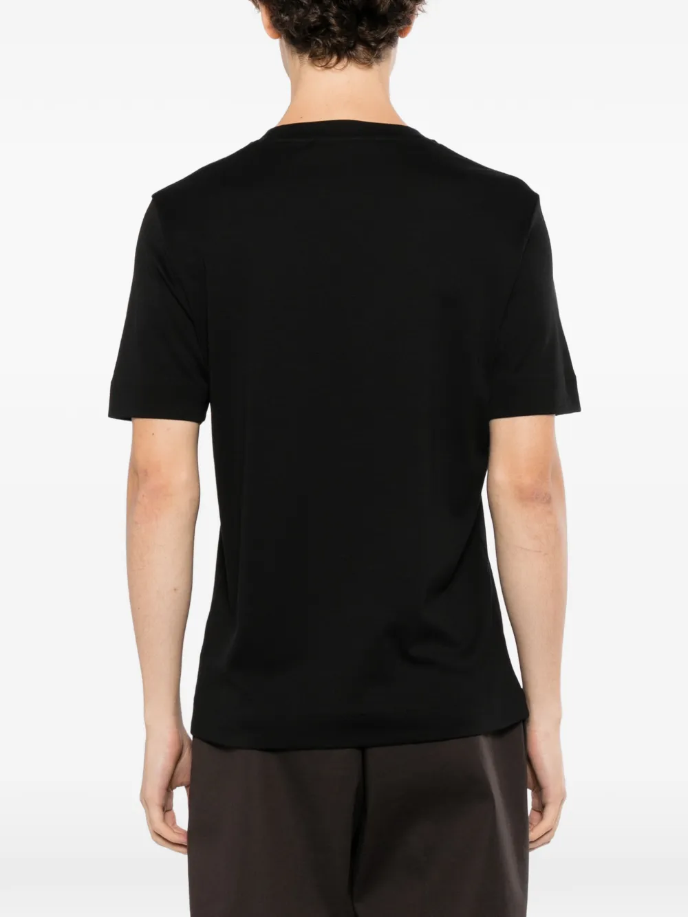 Tagliatore T-shirt met ronde hals Zwart