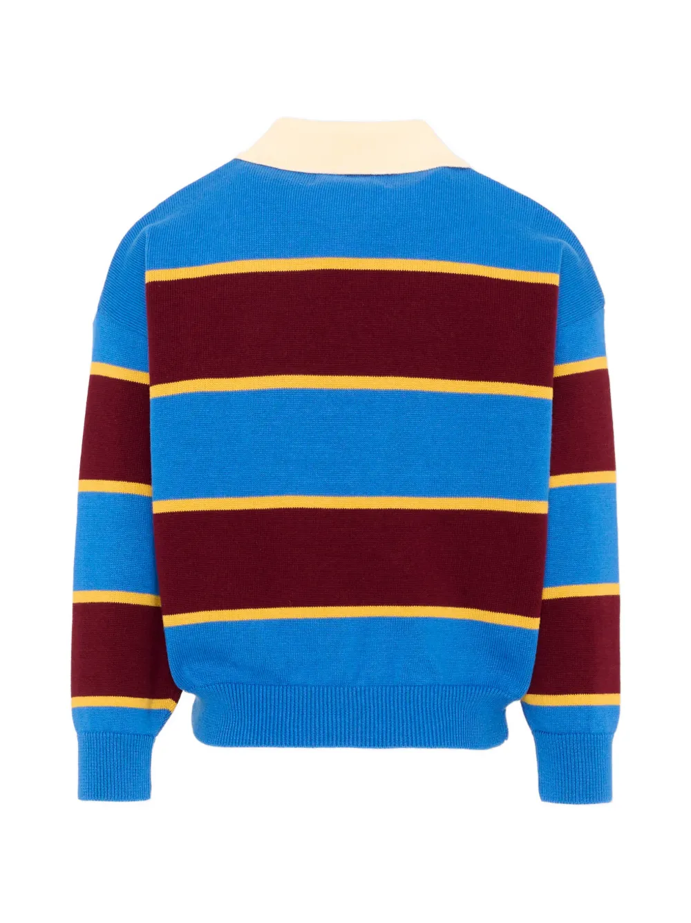 Bobo Choses Gestreepte trui met polokraag Blauw