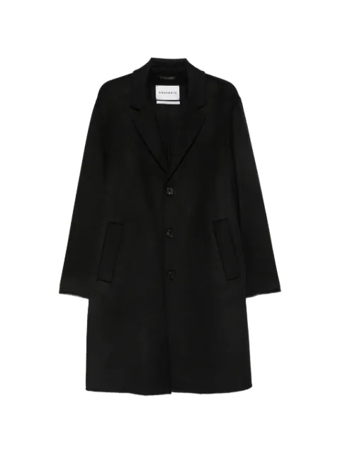 AMARANTO  single-breasted notched-lapel coat