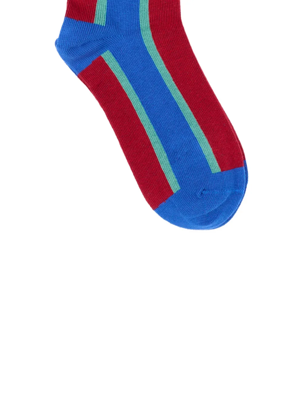 Bobo Choses Gestreepte sokken met intarsia logo Rood