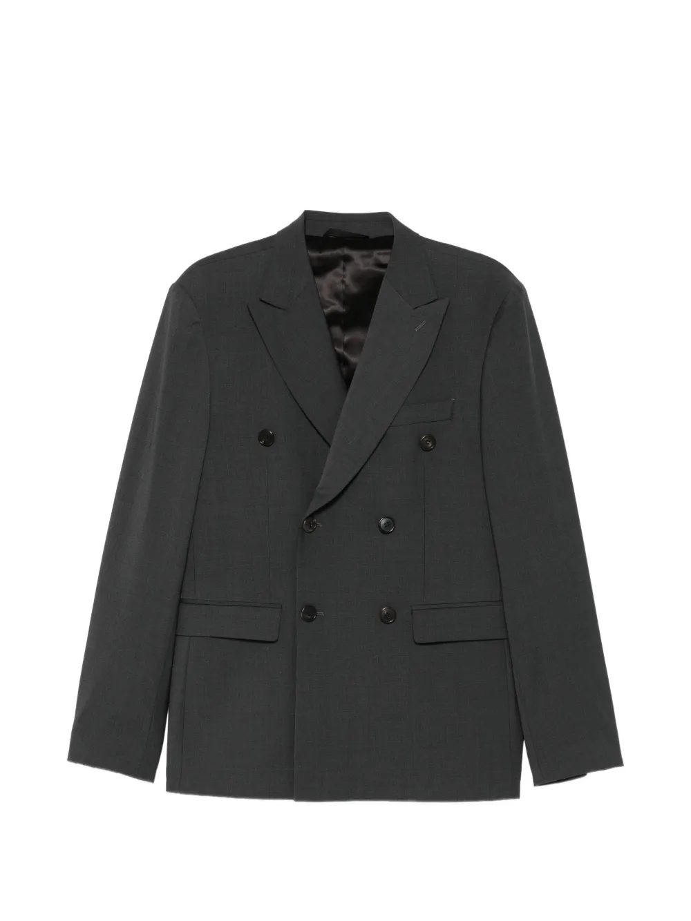 AMARANTO double-breasted peak-lapels blazer - Grau