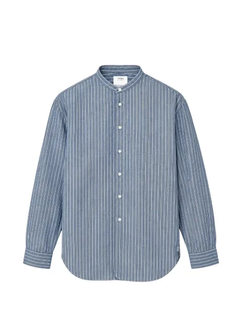 visvim рубашка Ingall в вертикальную полоску