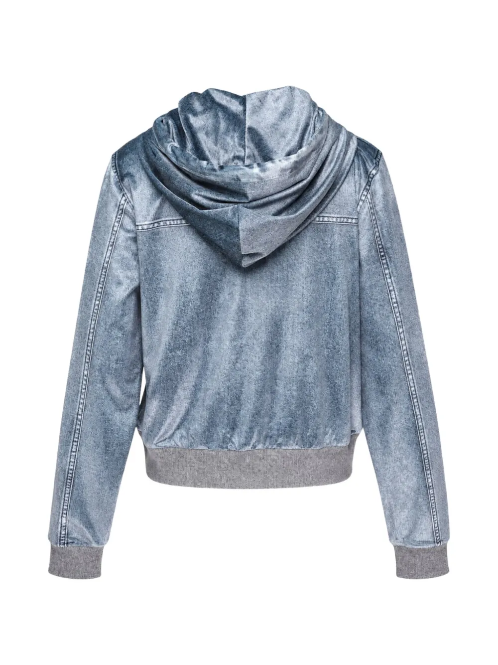 rag & bone Miramar fluwelen hoodie Blauw