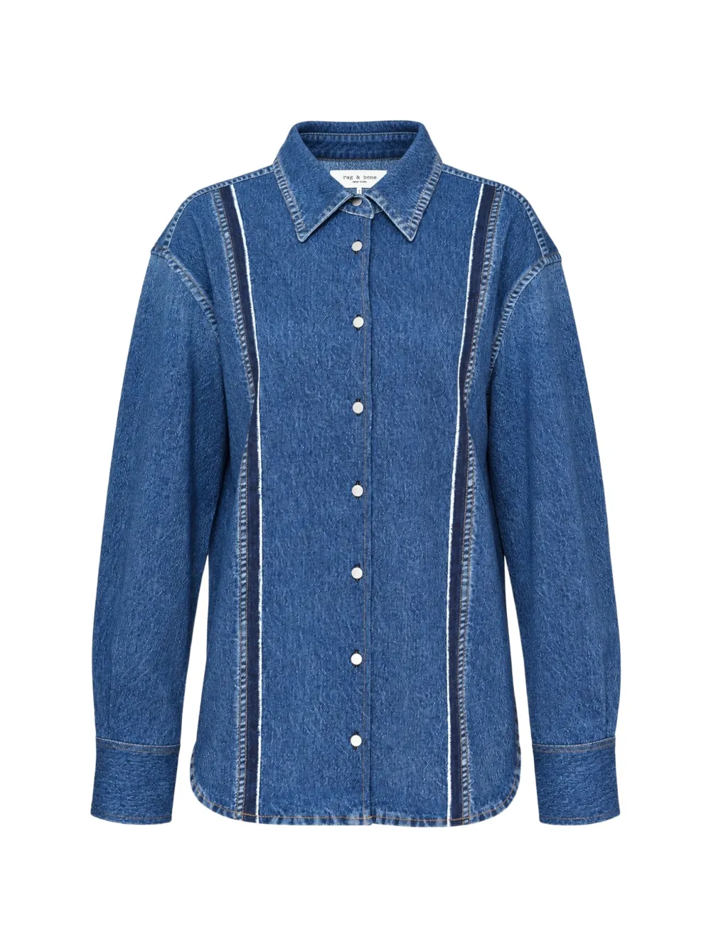 rag & bone Miramar denim shirt - Blu