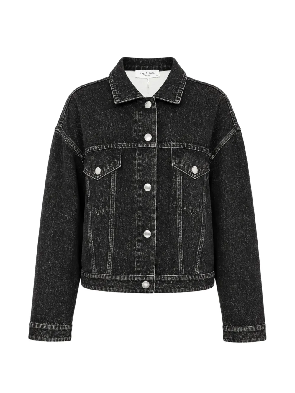 rag & bone Miramar Mallow denim jacket - Nero
