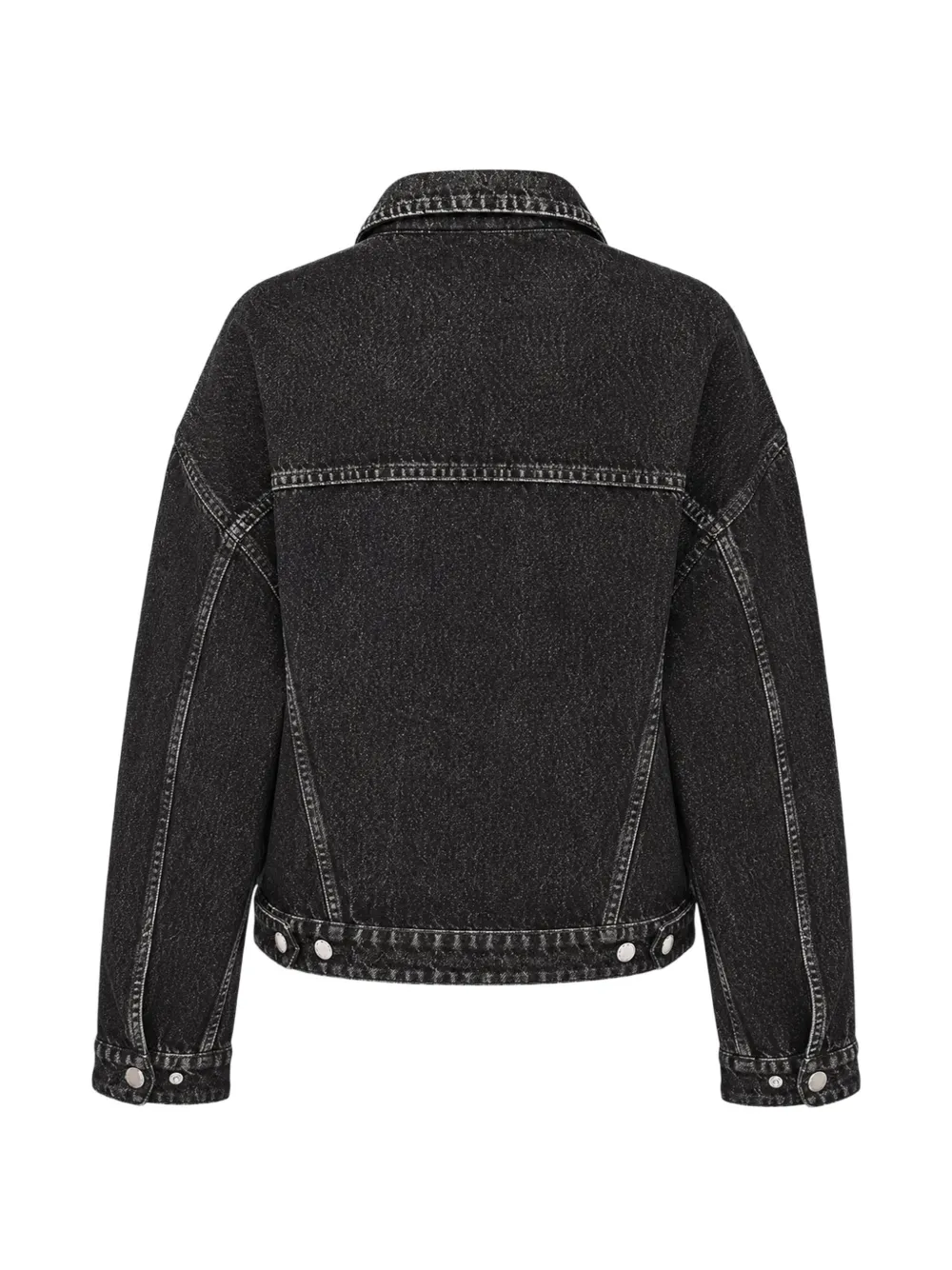 rag & bone Miramar Mallow denim jacket Zwart