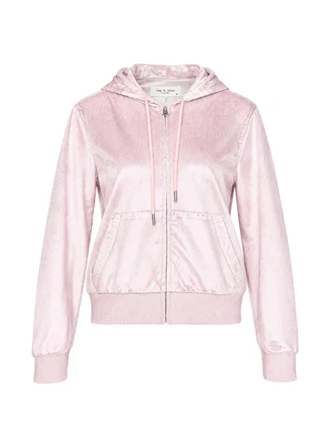 rag & bone Miramar velvet hoodie