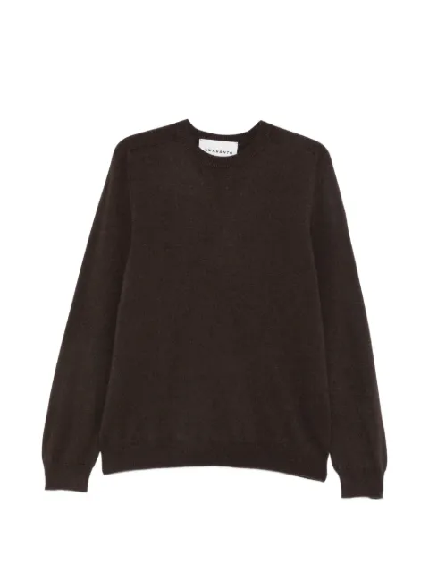 AMARANTO crew-neck sweater