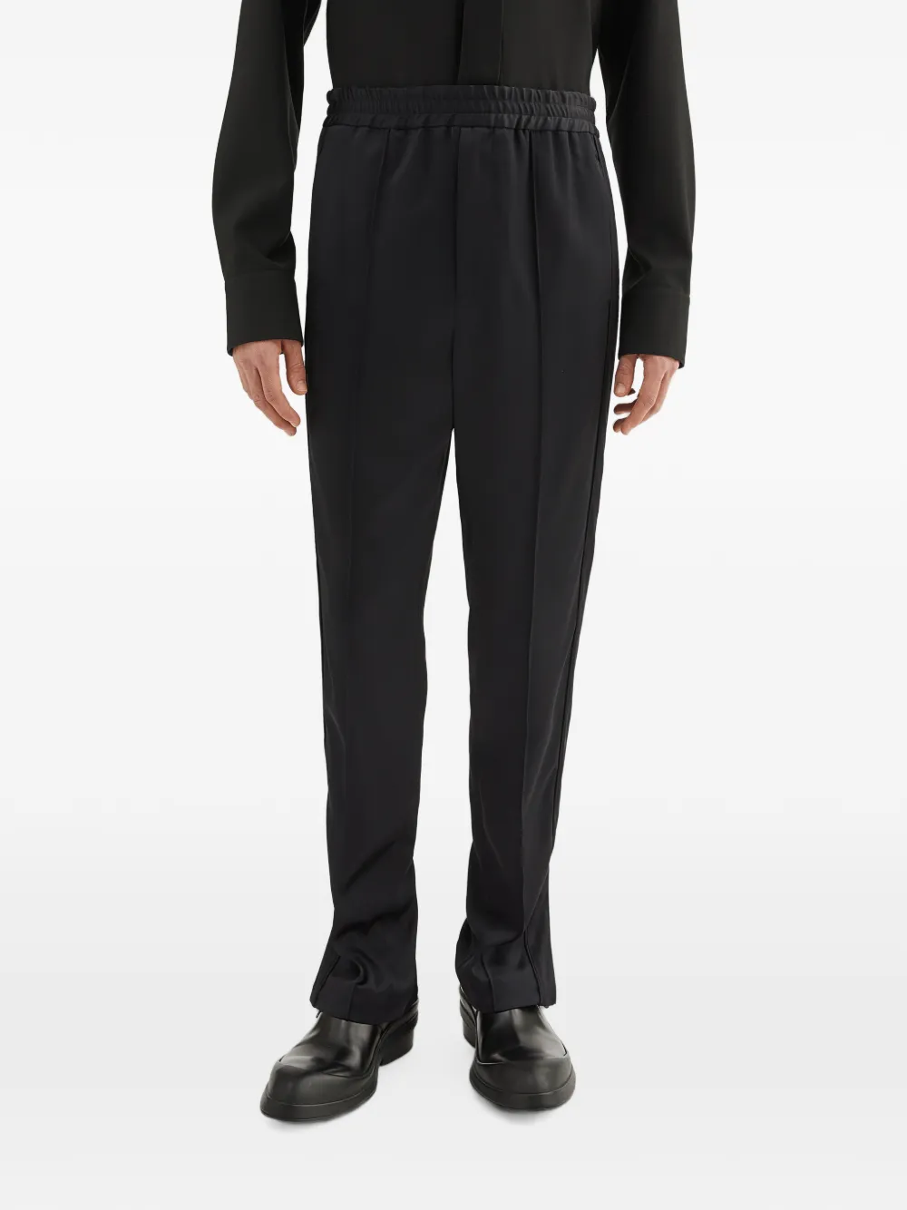 Jil Sander Broek met ritszoom Zwart