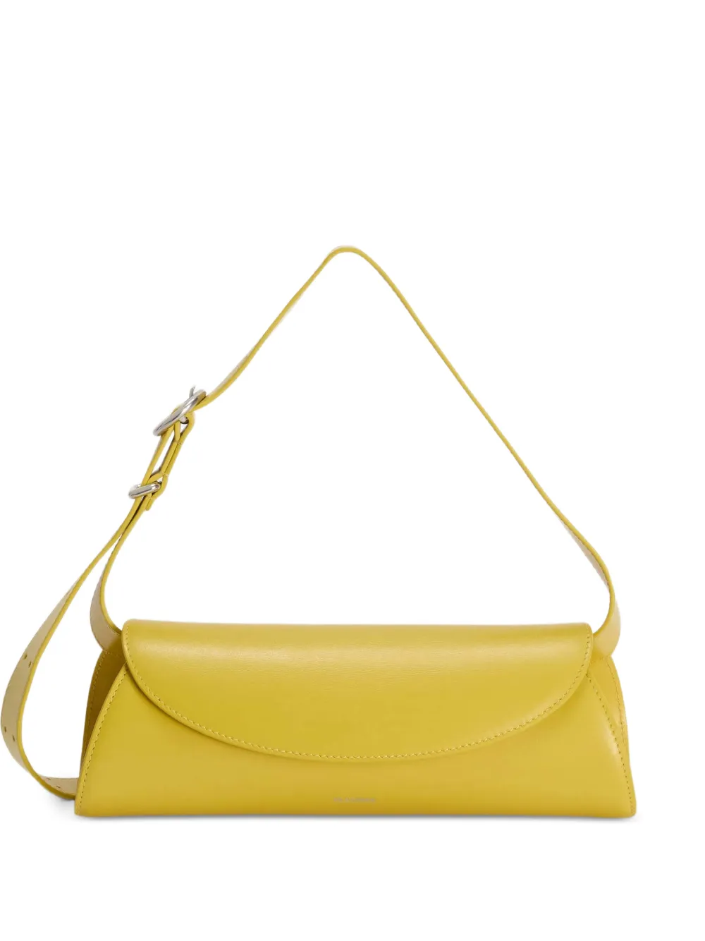 Jil Sander small Cannolo leather shoulder bag - Giallo